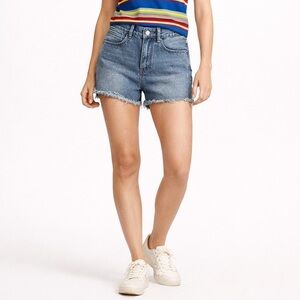 The People Vs High Rise Jeans Shorts Denim Size Small Cuffed Festival Cotton